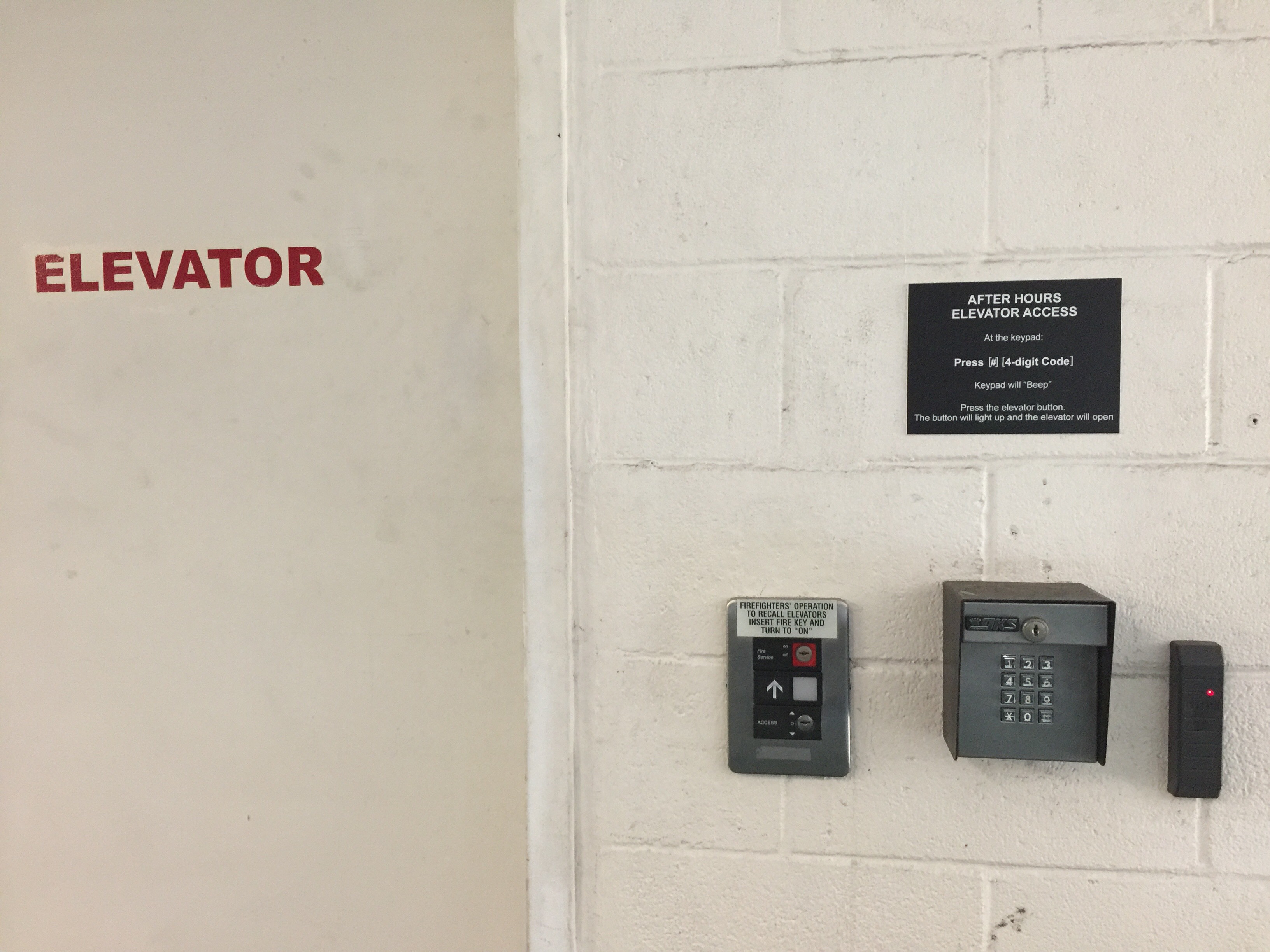 Oceanside sleep center - Advanced Sleep Medicine Services - Elevator and keypad
