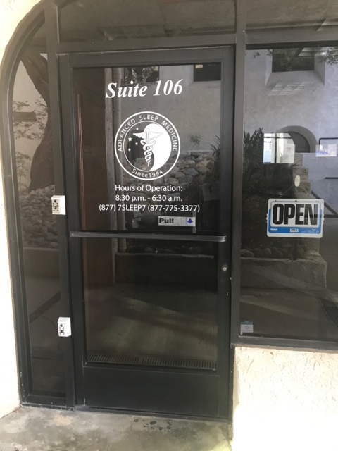 Thousand Oaks sleep center - Advanced Sleep Medicine Services - Door to suite