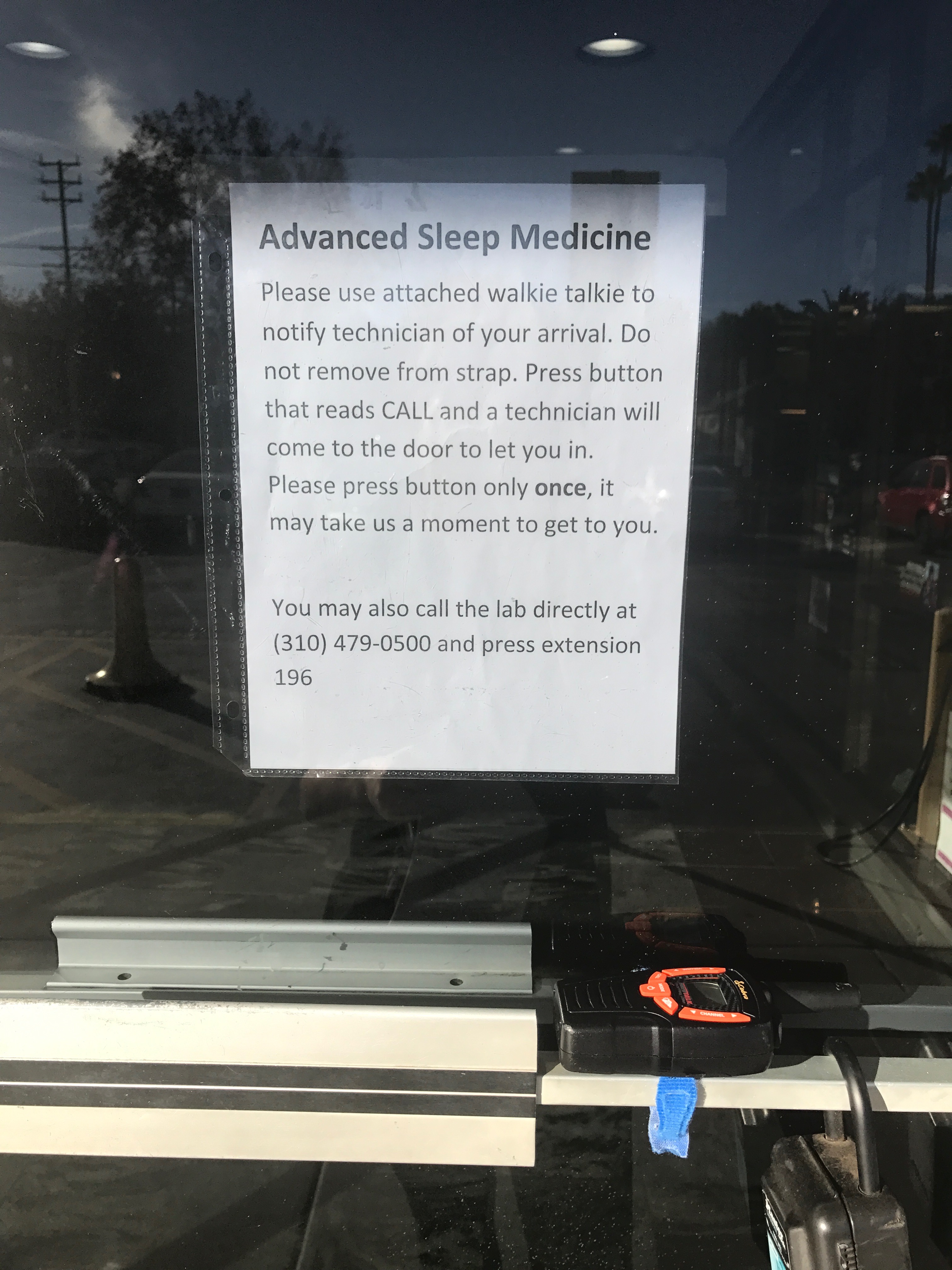 Encino sleep center - Advanced Sleep Medicine Services - entrance