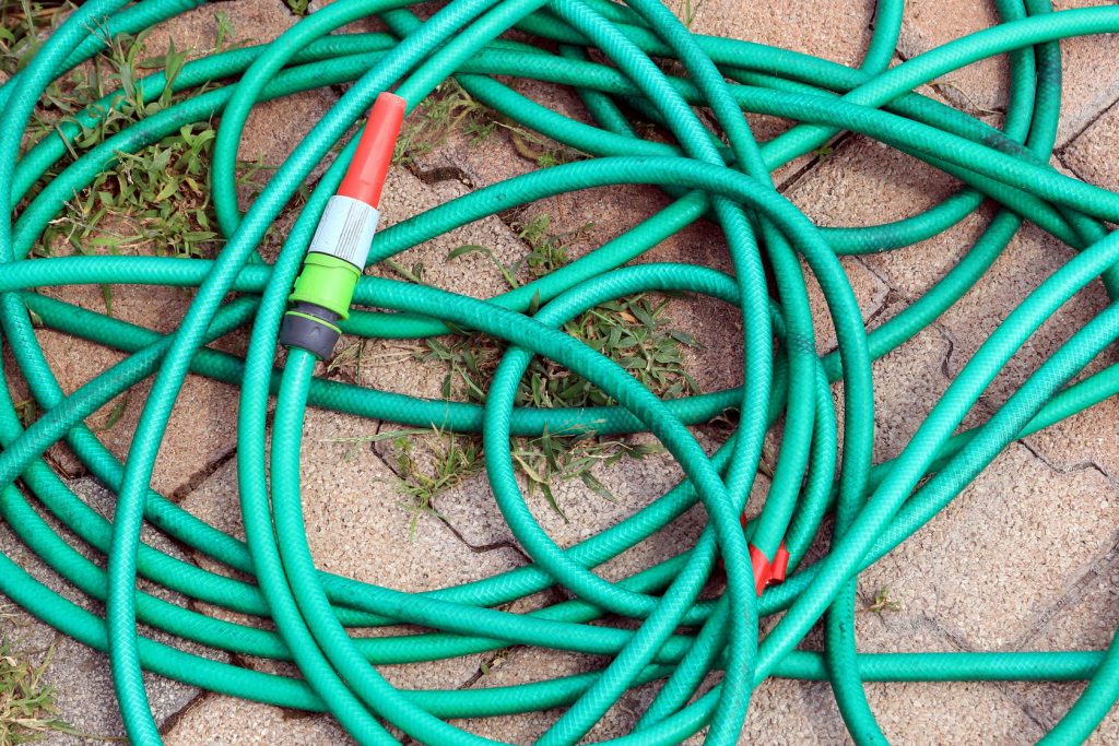 Green Garden Water Hose Image